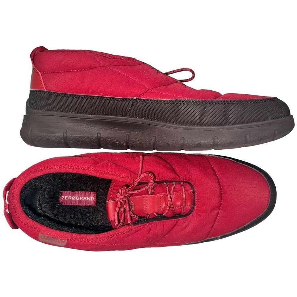 Cole Haan Mens Zerogrand Red Slipper Sneaker